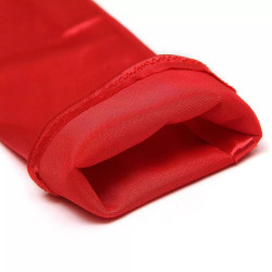 CrossGearX Mitaines Longues Satin Gloves Rouges
